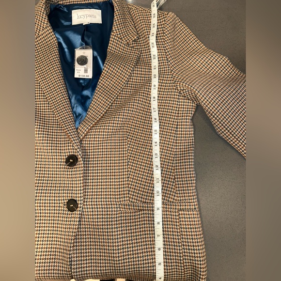 NWT [LucyParis] Houndstooth Blazer - Fits Most!! - Picture 12 of 14